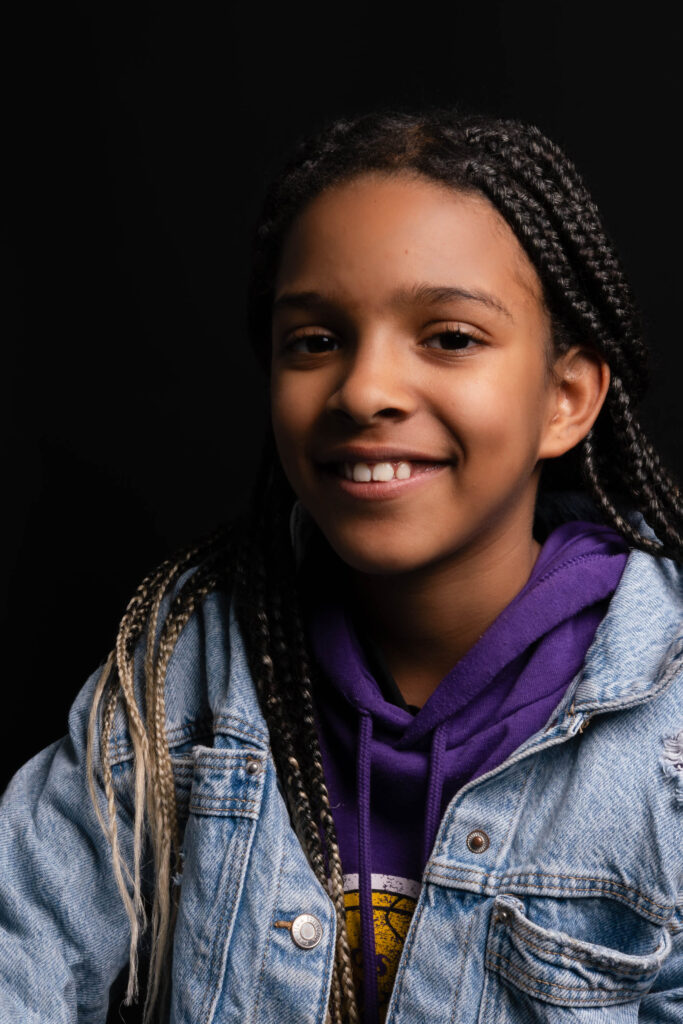 Portrait adolescente enfant
