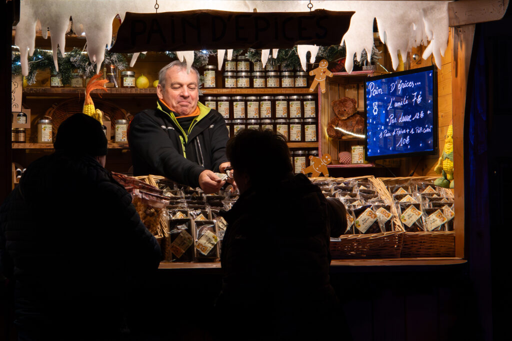 Marché de noel Reportage événementiel Strasbourg commerçant artisanat agriculteur petits producteur locaux